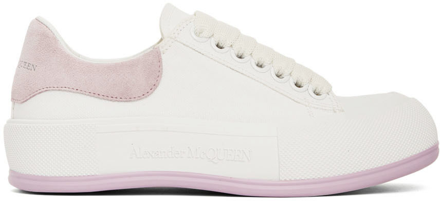 Alexander McQueen Deck Plimsoll Lace-Up Sneakers