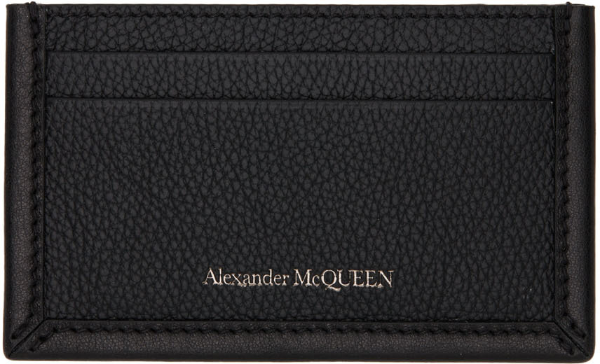 Alexander McQueen Black Edge Card Holder