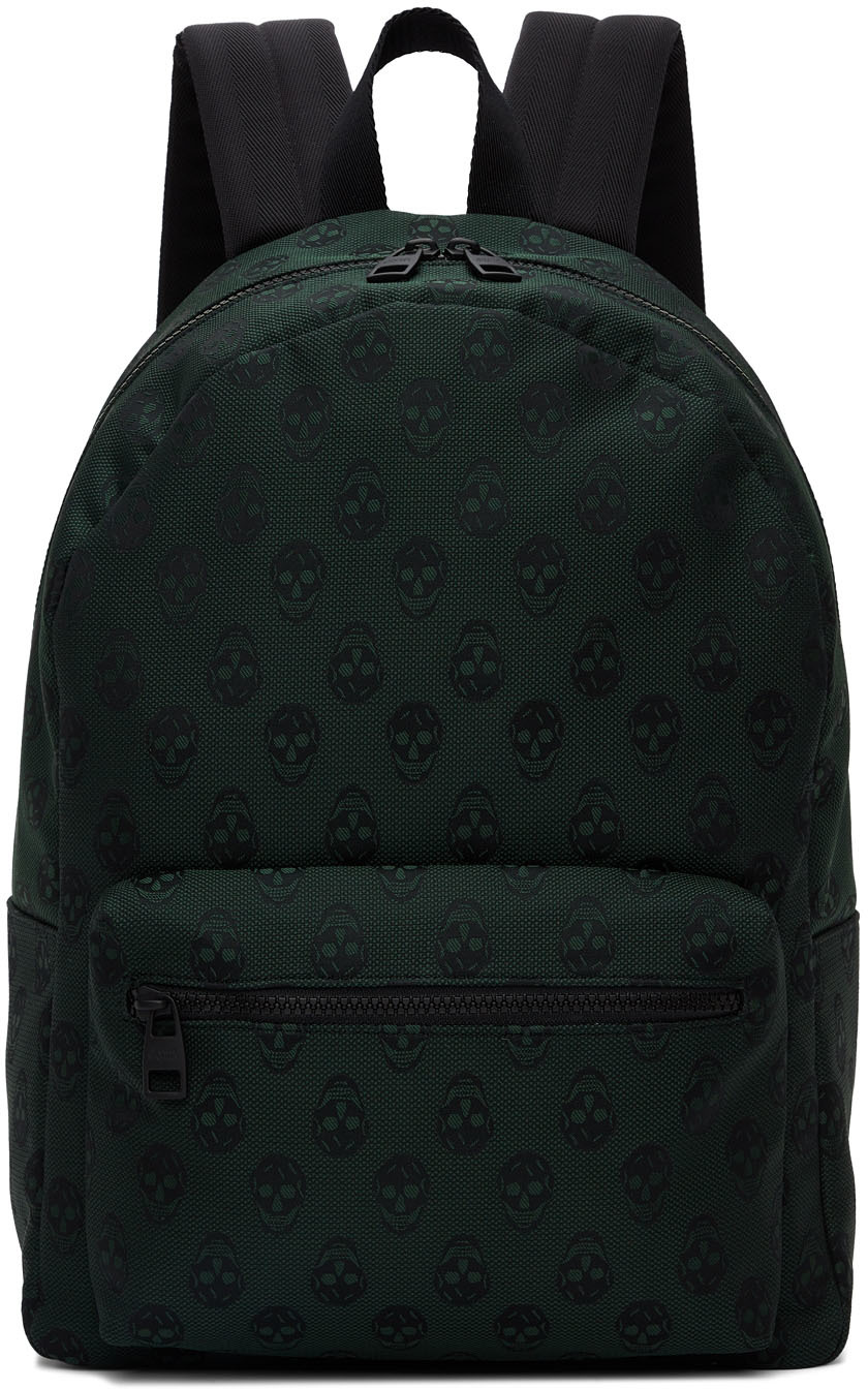 black skull backpack
