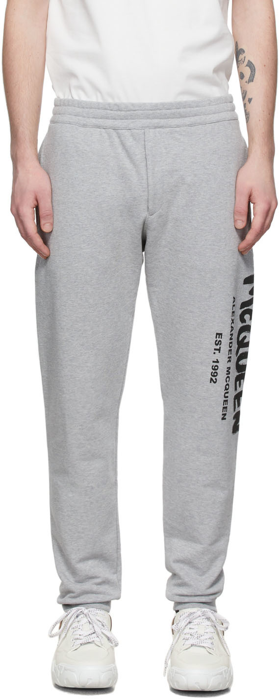 662580QALEXANDER MCQUEEN GRAFFITI JOGGERS サイズM