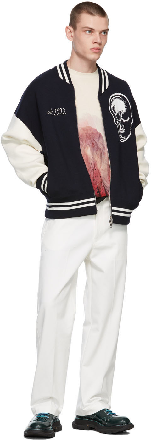Alexander McQueen ホワイト トラウザーズ
