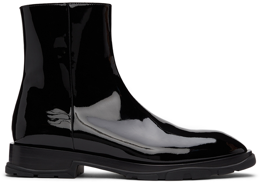 ALEXANDER MCQUEEN, Black Men's Boots