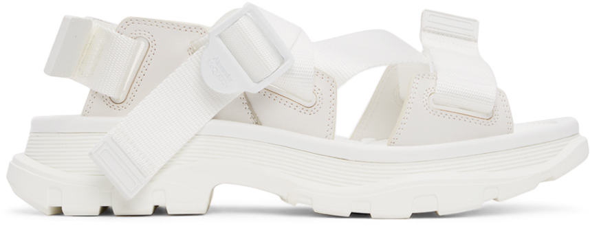 Alexander McQueen White Tread Sandals