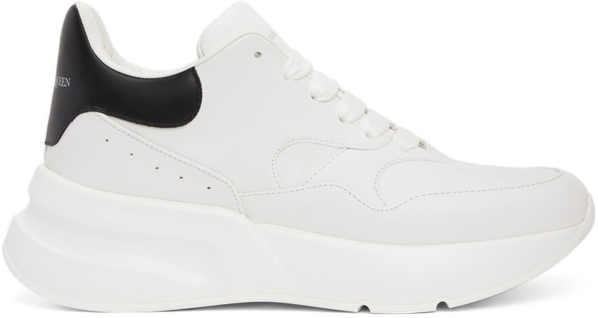 alexander mcqueen white with black sole