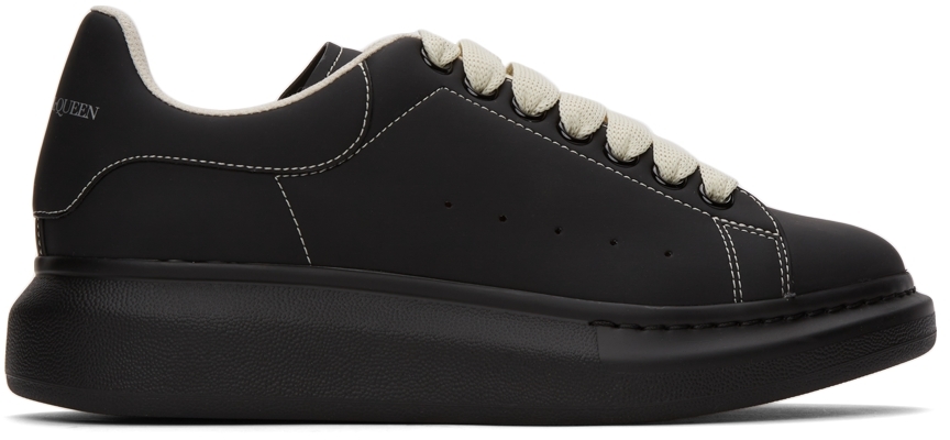 Alexander McQueen Black & Beige Oversized Sneakers