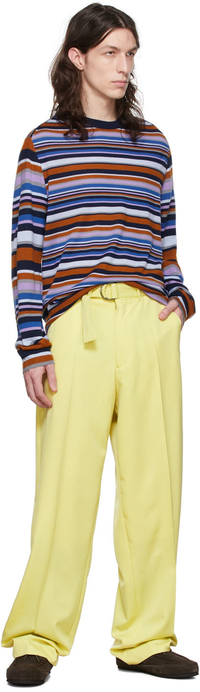 Paul Smith イエロー ウール トラウザーズ