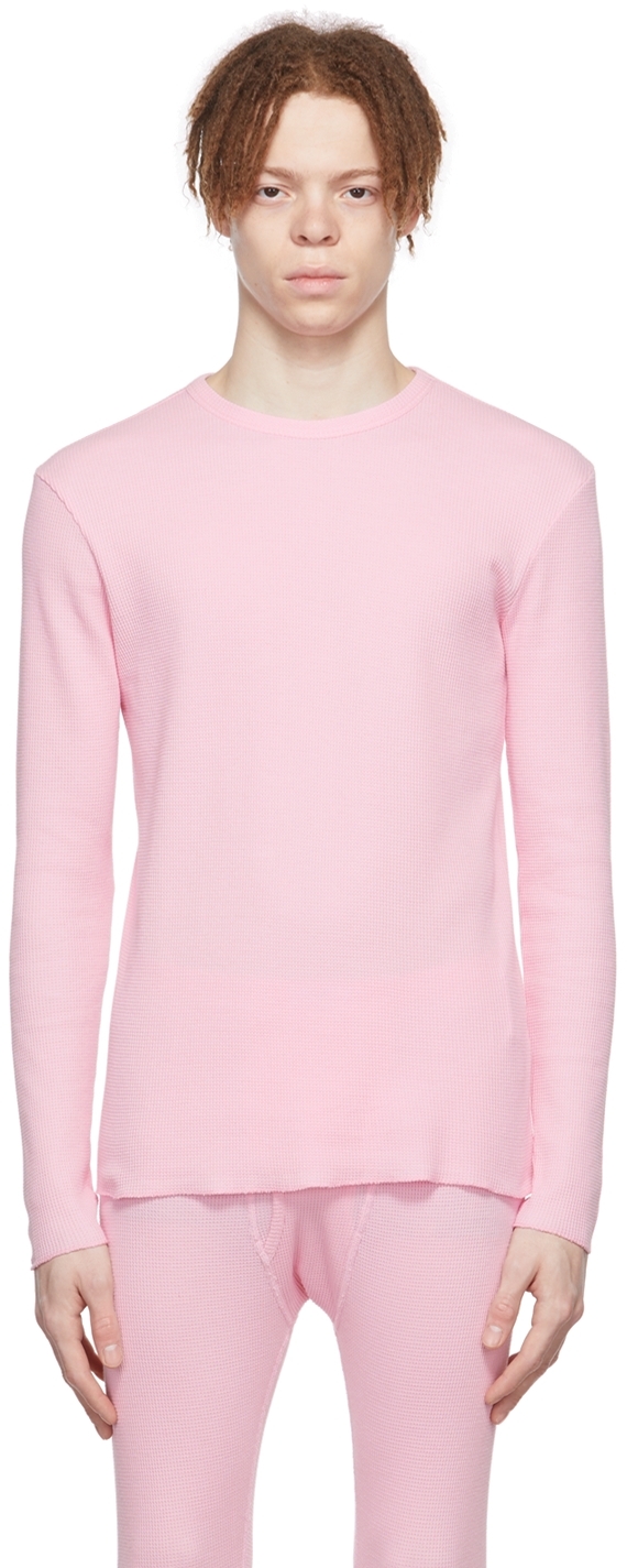 ERL Pink Cotton Long Sleeve T-Shirt