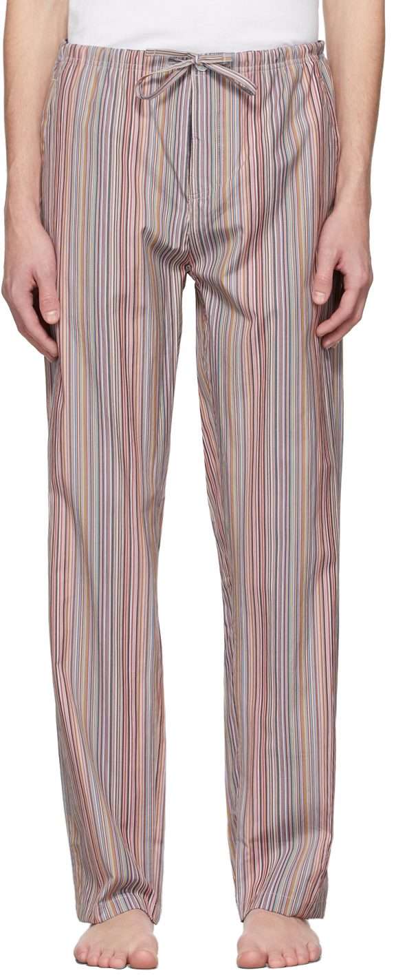 Paul Smith Multicolor Signature Stripe Pyjama Lounge Pants