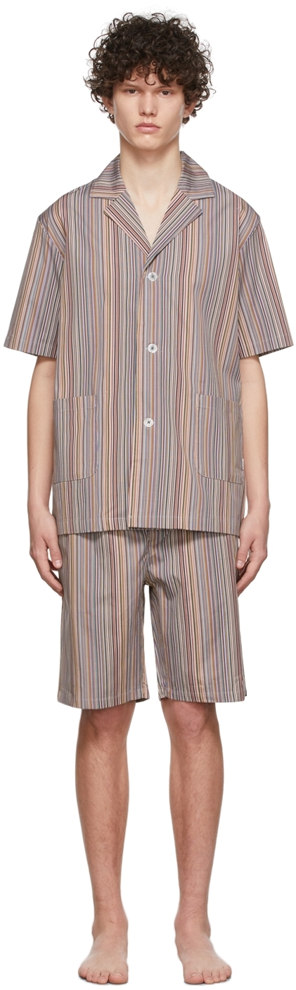 Paul Smith Multicolor Signature Stripe Pyjama Set