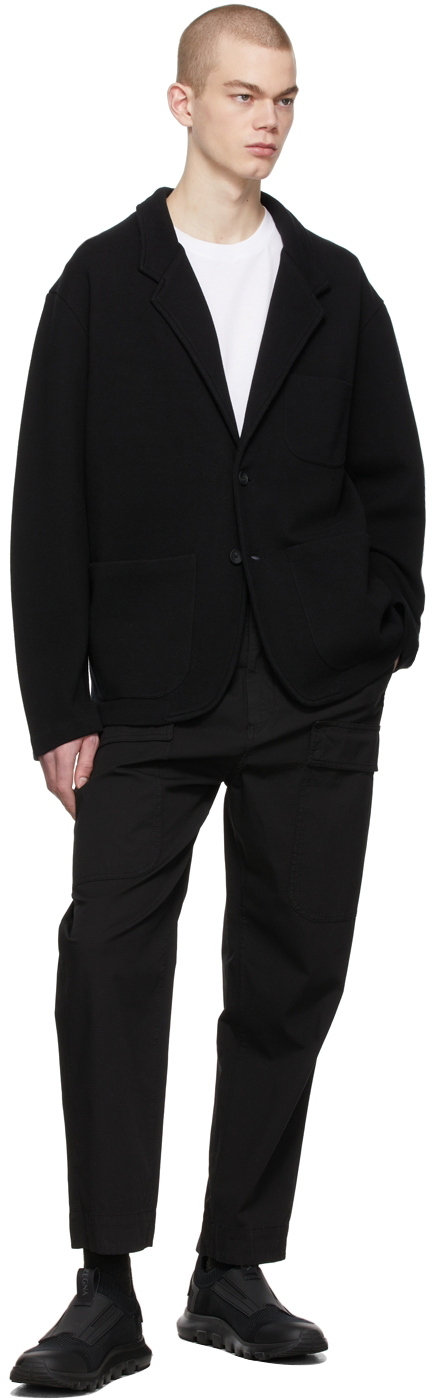 Z Zegna ブラック テーラードジャケット