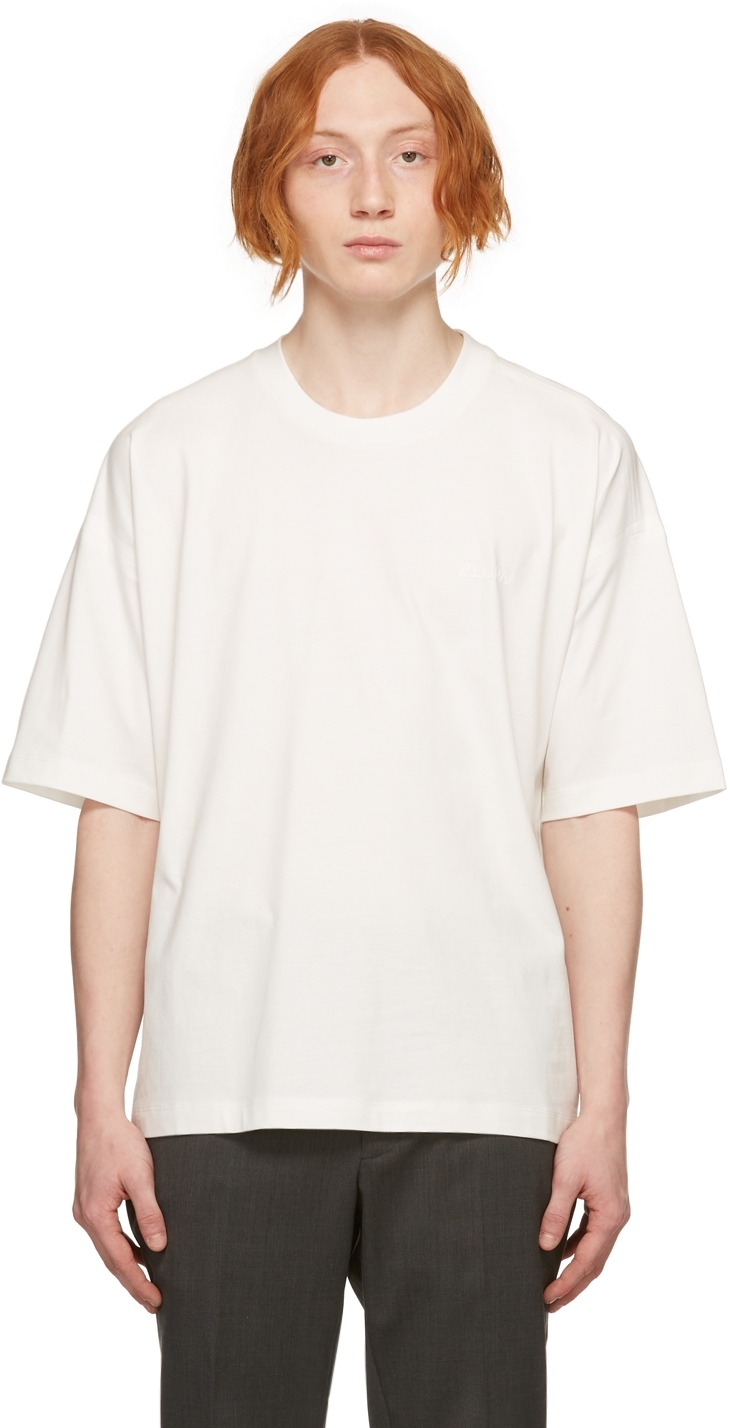 Z Zegna White #UseTheExisting Cotton T-Shirt
