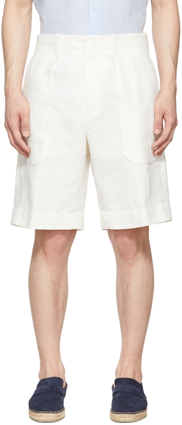 Ermenegildo Zegna: Off-White Linen 