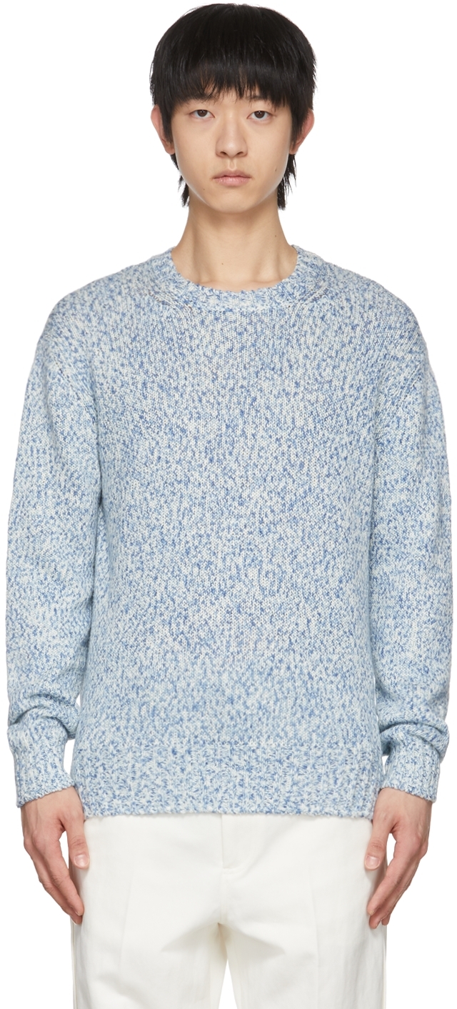 Ermenegildo Zegna Blue Knit Sweater