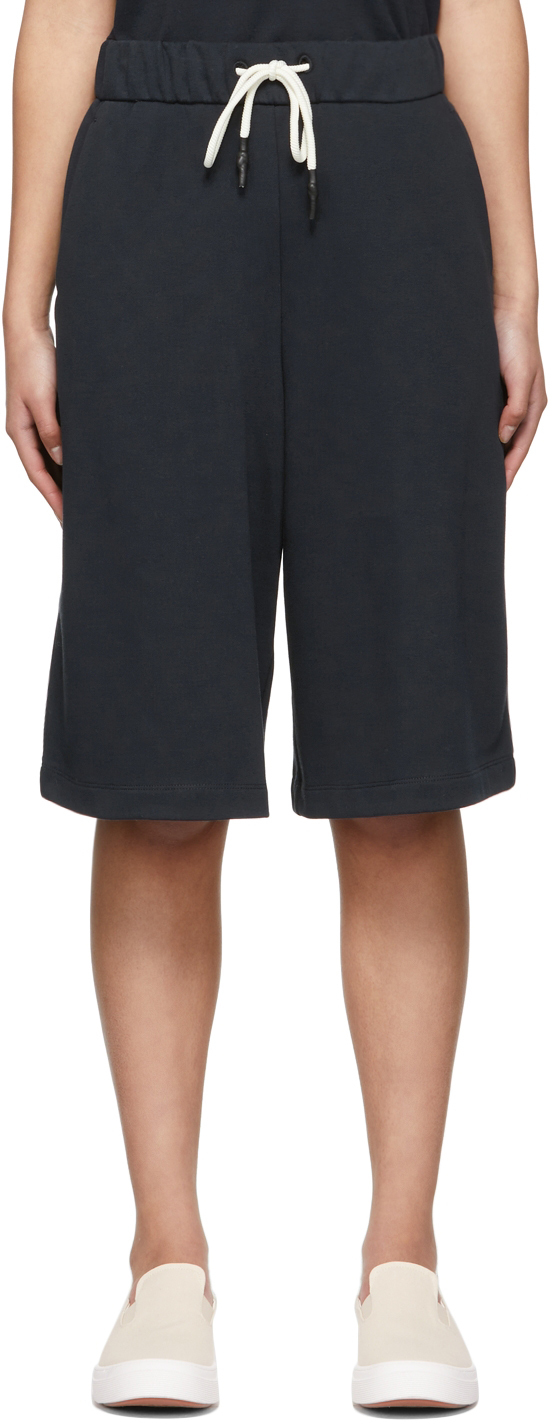 Max Mara Leisure Navy Primo Jersey Shorts