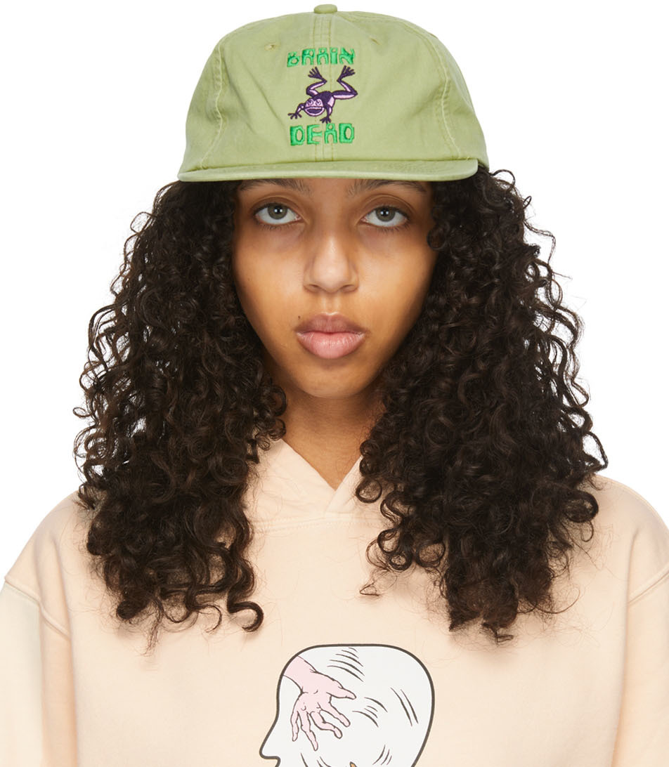 Brain Dead Green Toadman 6-panel Cap In Apple | ModeSens