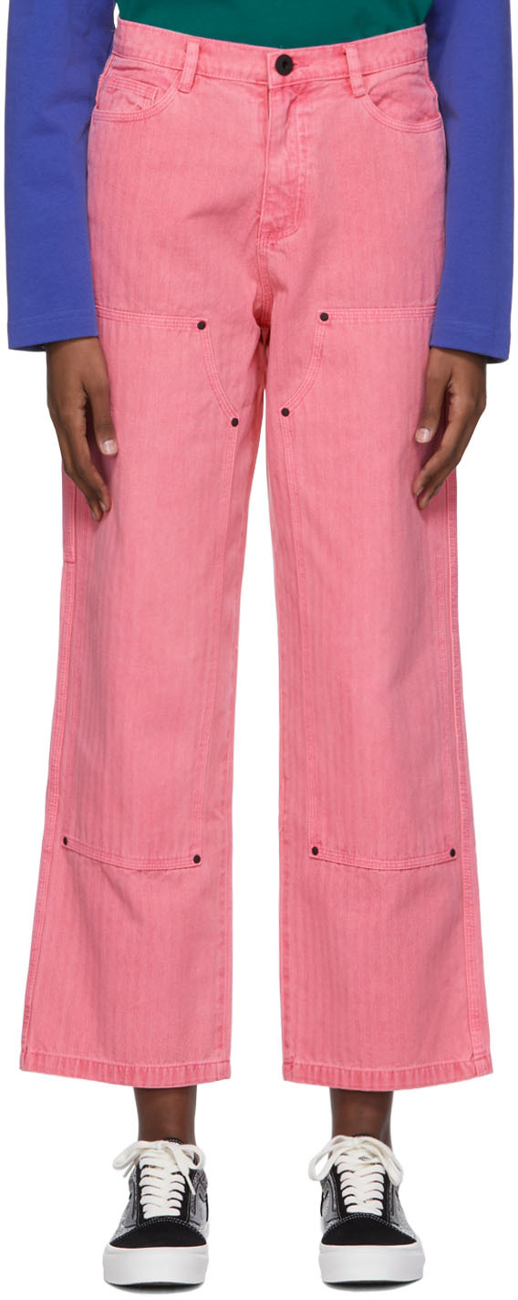 Brain Dead Pink Cotton Trousers