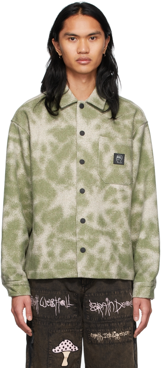 Green Flannel Fireworks Jacket