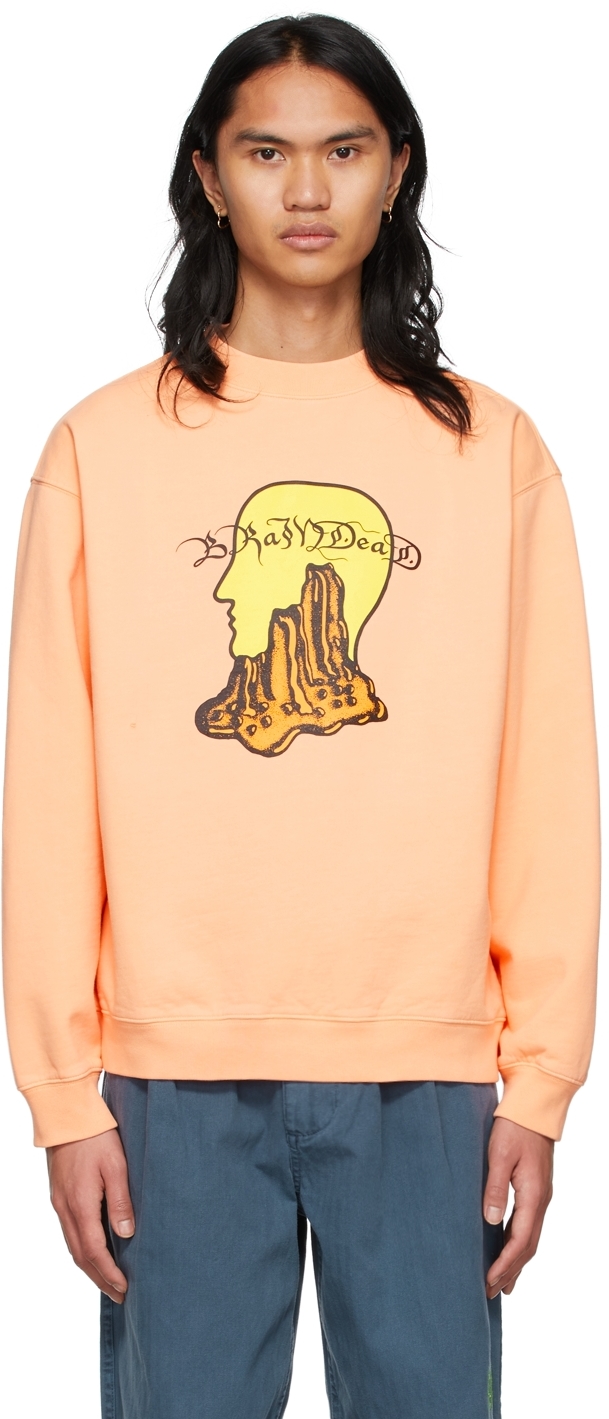 Brain Dead: Orange Mount Slime Sweater | SSENSE UK