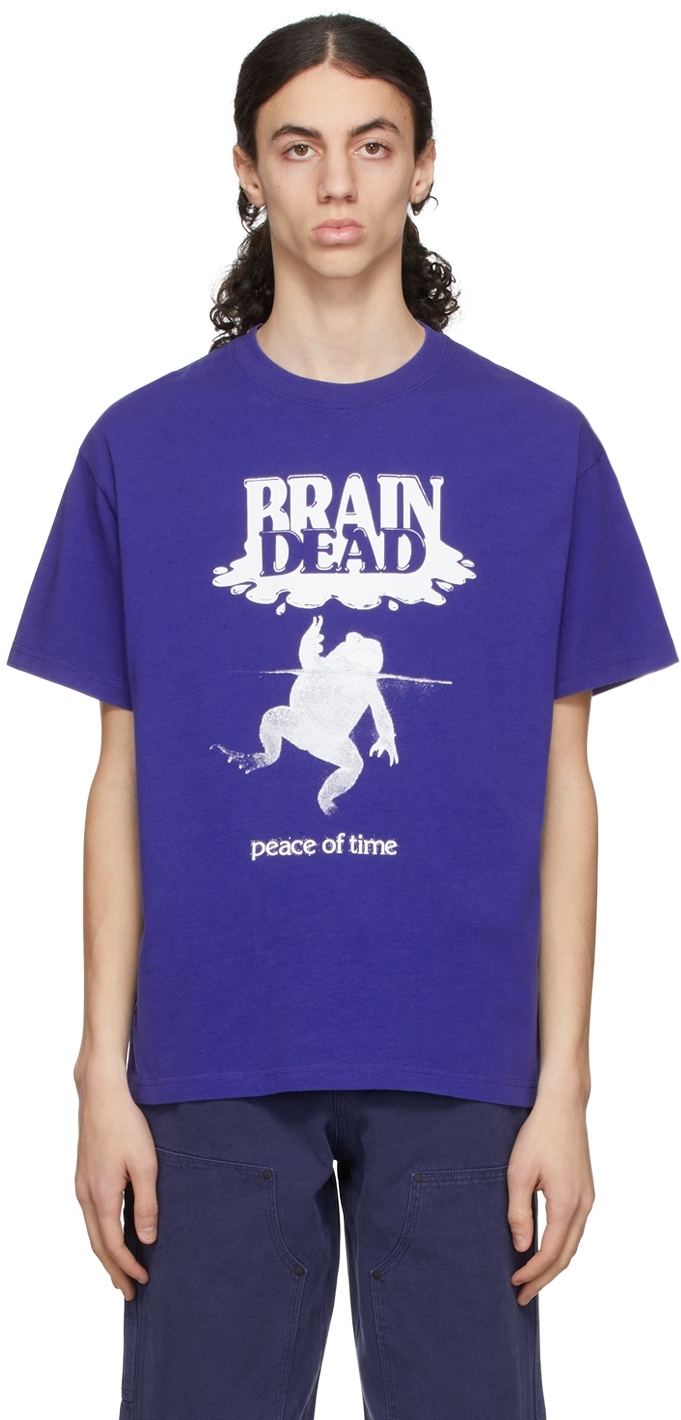 Brain Dead Blue Peace Of Time T-Shirt