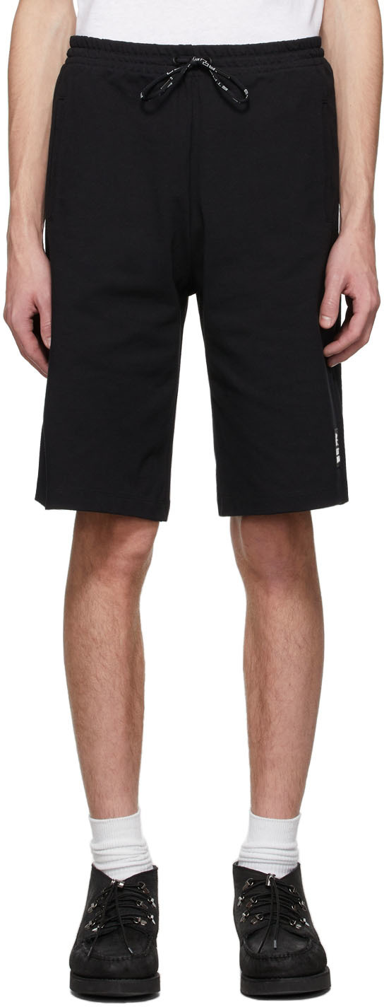Etro Black Jersey Logo Shorts
