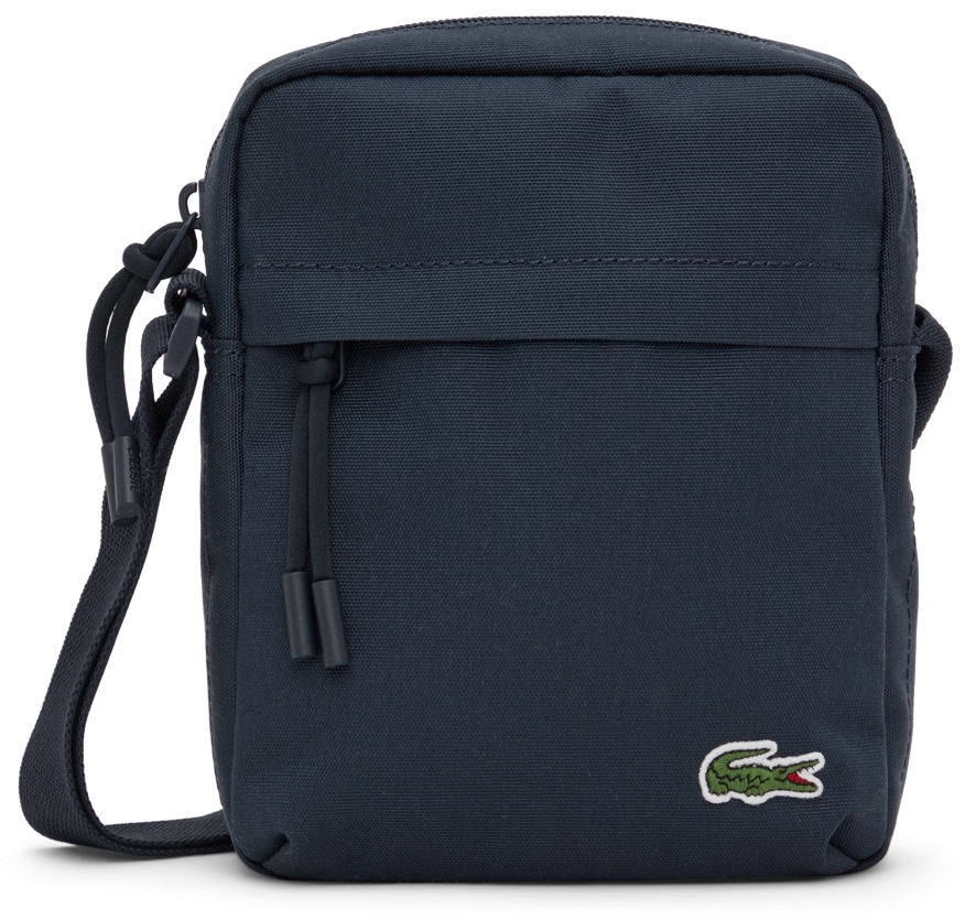 Navy Canvas Neocroc Messenger Bag By, Lacoste Peacoat Backpack
