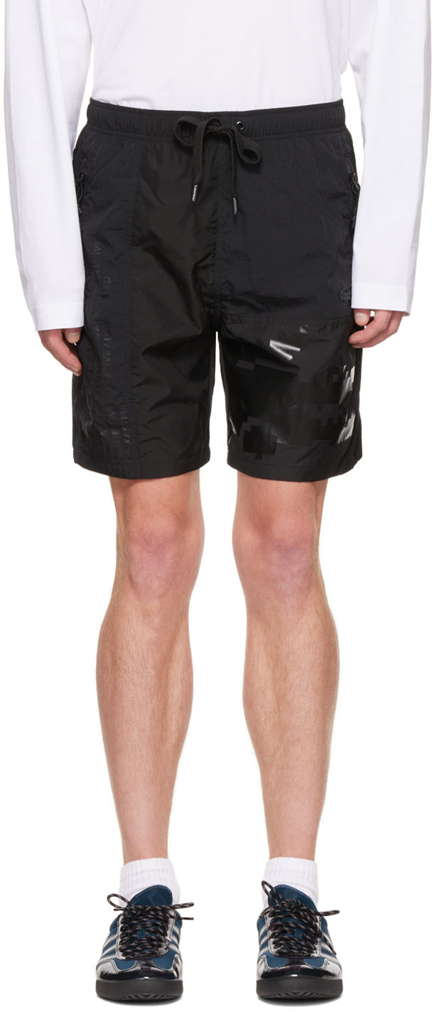 Lacoste Black Minecraft Edition Nylon Shorts