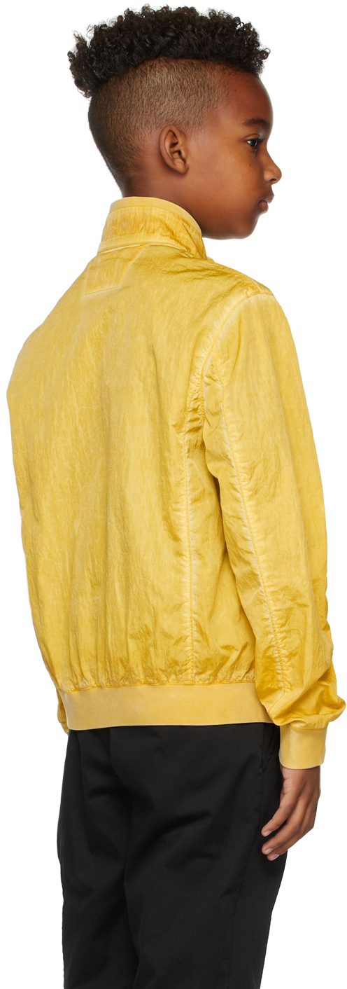 C.p. Company Kids Yellow M.t.t.n. I.c.e. Jacket In 239 Nugget Gold
