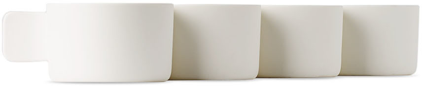 Serax White Marcel Wolterin Edition Heii Large Espresso Cup Set