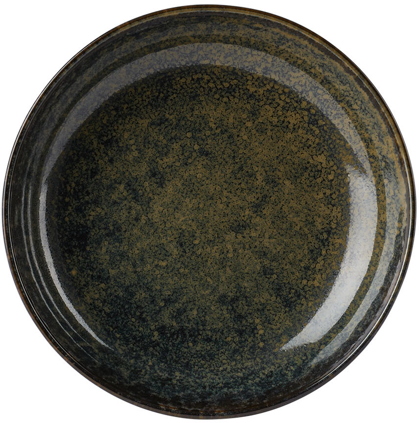 Serax Navy Sergio Herman Edition Surface Medium Deep Plate Set In Indi Grey
