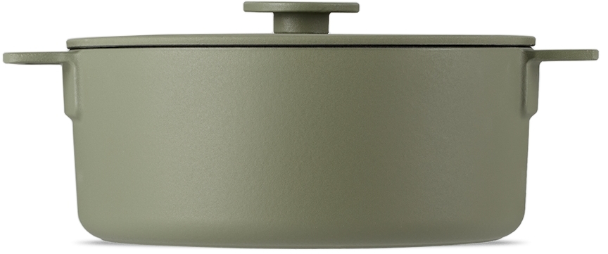 Serax Green Sergio Herman Editon Surface Large Dutch Oven In Camo Green