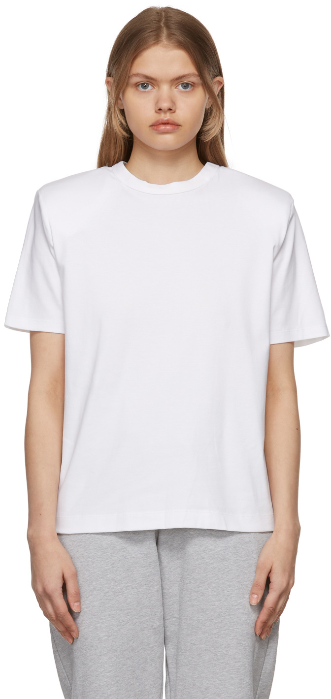 White Pads T-Shirt by on Sale