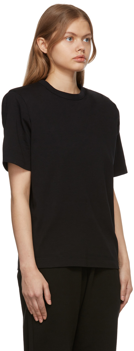 WARDROBE.NYC Black Shoulder Pads T-Shirt | Smart Closet