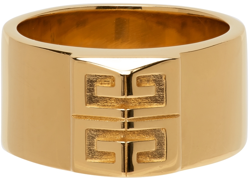 spijsvertering buurman Uithoudingsvermogen Givenchy: Gold 4G Ring | SSENSE