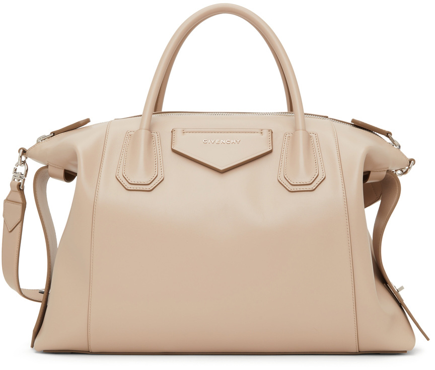 Givenchy Beige Medium Antigona Soft Shoulder Bag
