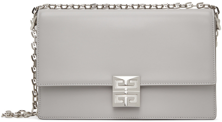 Givenchy Grey Medium 4G Shoulder Bag
