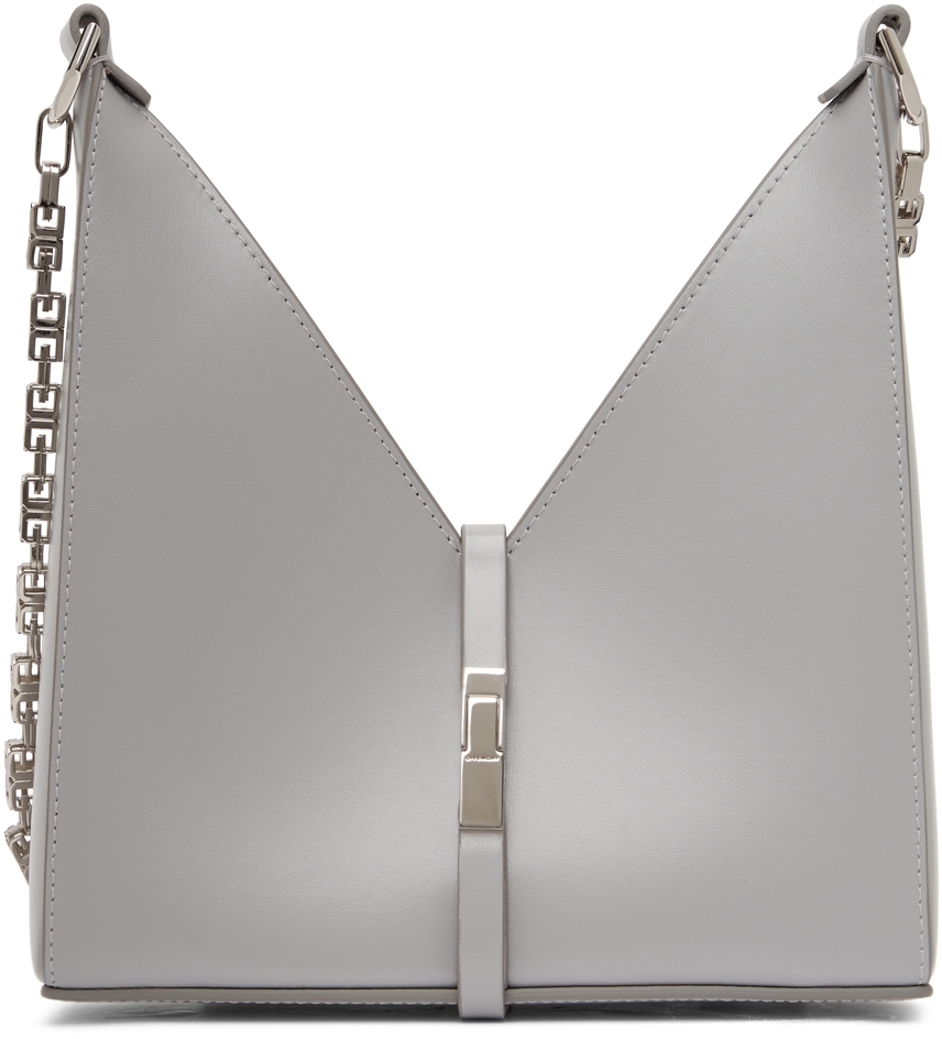 Givenchy Grey Mini Cut-Out Shoulder Bag