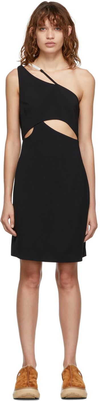 Black Asymmetric Cocktail Dress