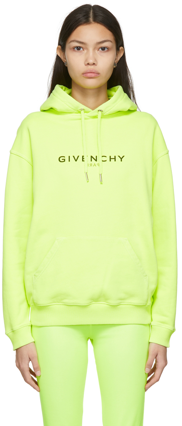 Givenchy Green Reverse Hoodie