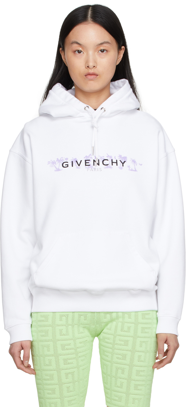 Top 82+ imagen givenchy white hoodie