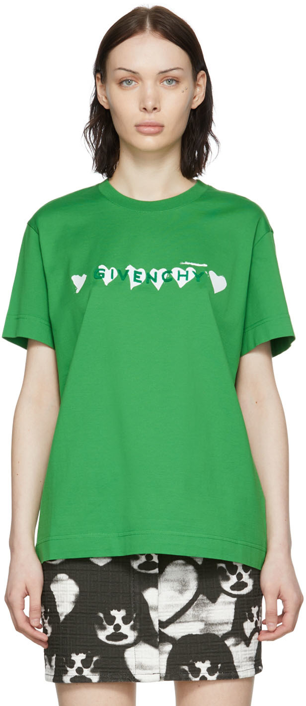 Givenchy グリーン コットン Tシャツ