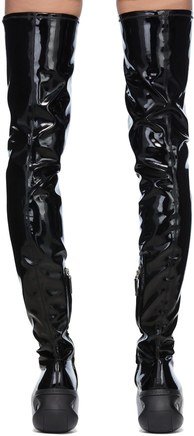 GIVENCHY BLACK G TALL BOOTS