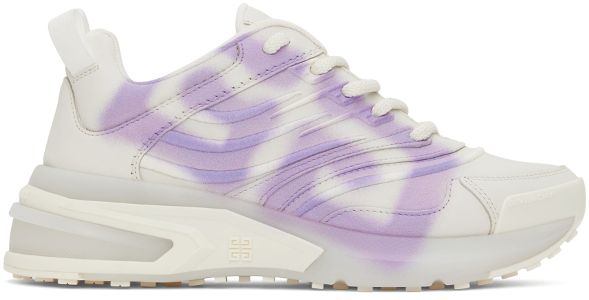 Givenchy White & Purple Chito Edition GIV 1 Sneakers