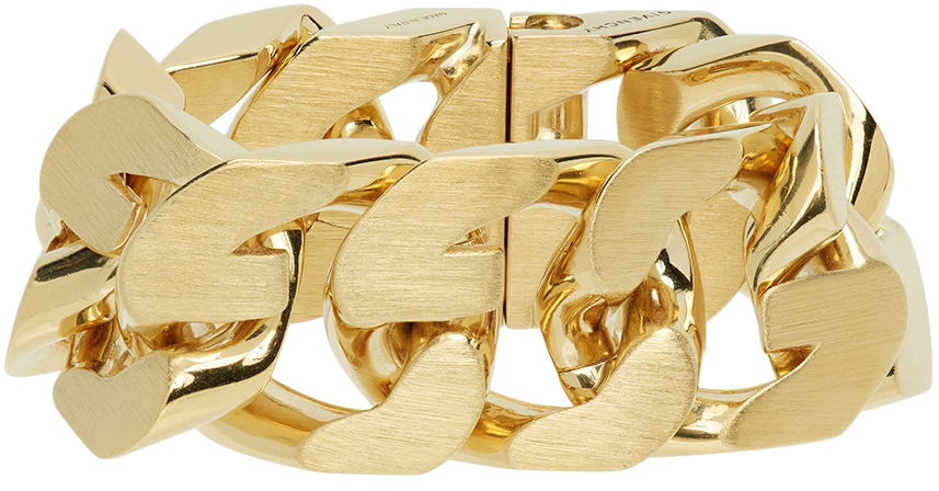 Gold Medium G Chain Bracelet