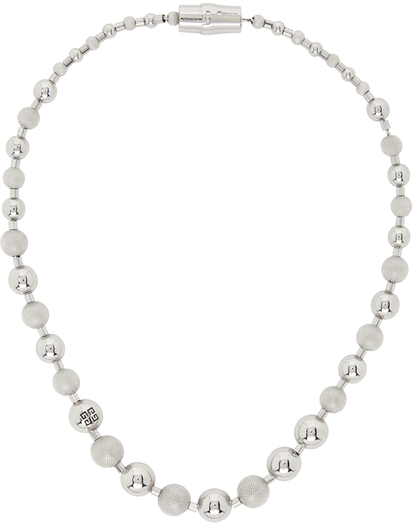 Givenchy: Silver Chito Necklace | SSENSE