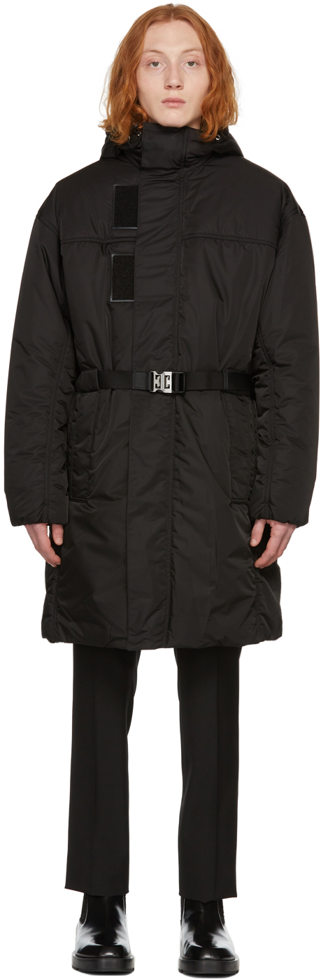 Black 4G Buckle Hooded Parka by Givenchy on Sale