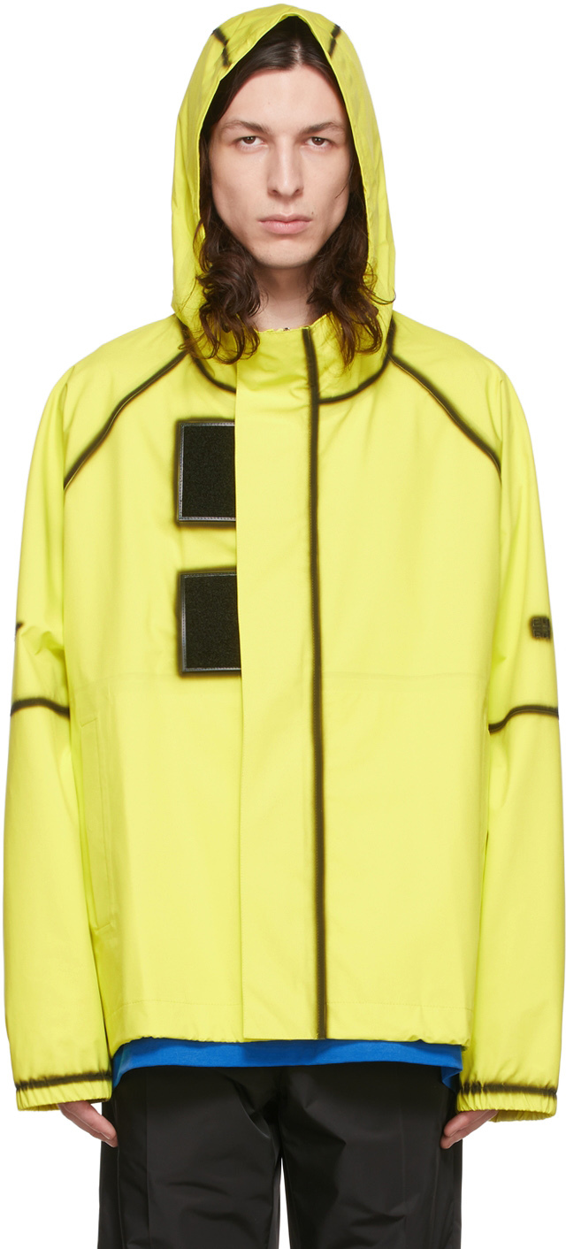 Givenchy Yellow Nylon Jacket In 747-lemonade Yellow