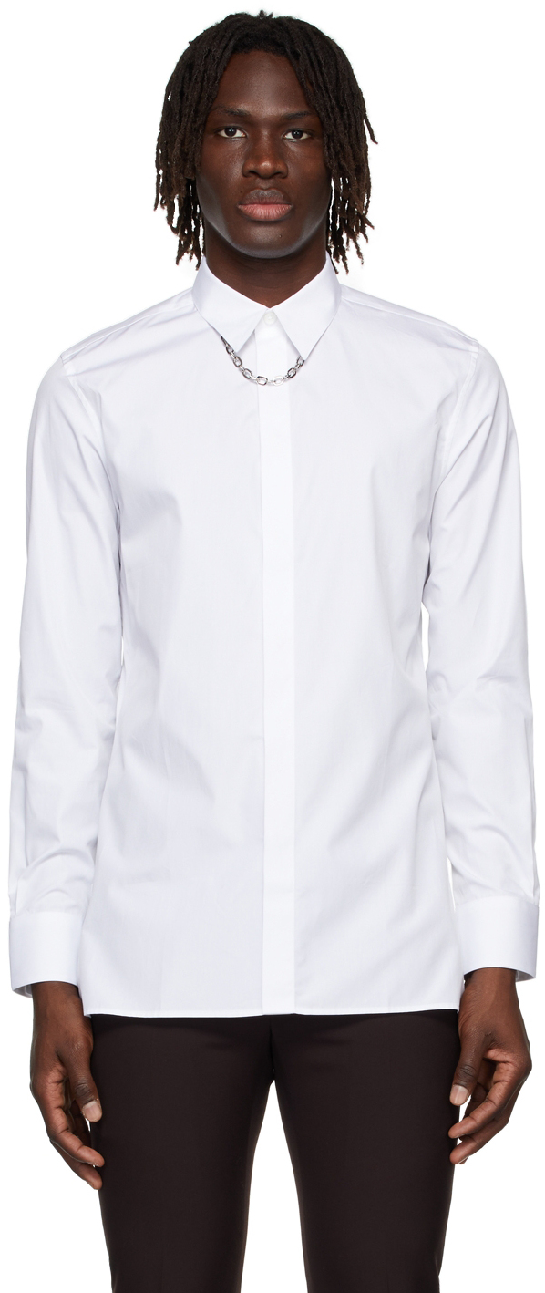 Givenchy: White Contemporary Fit Shirt | SSENSE