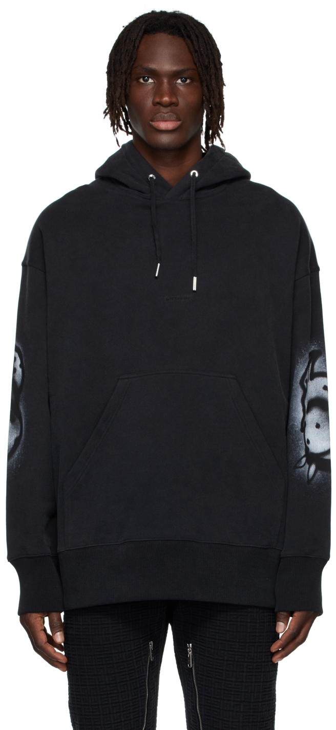 Givenchy: Black Chito Edition Oversized Hoodie | SSENSE