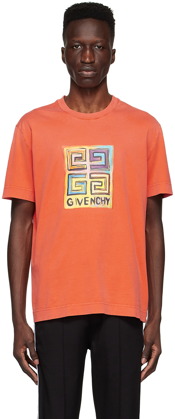 hykleri lindring landing Orange 4G Sun T-Shirt by Givenchy on Sale