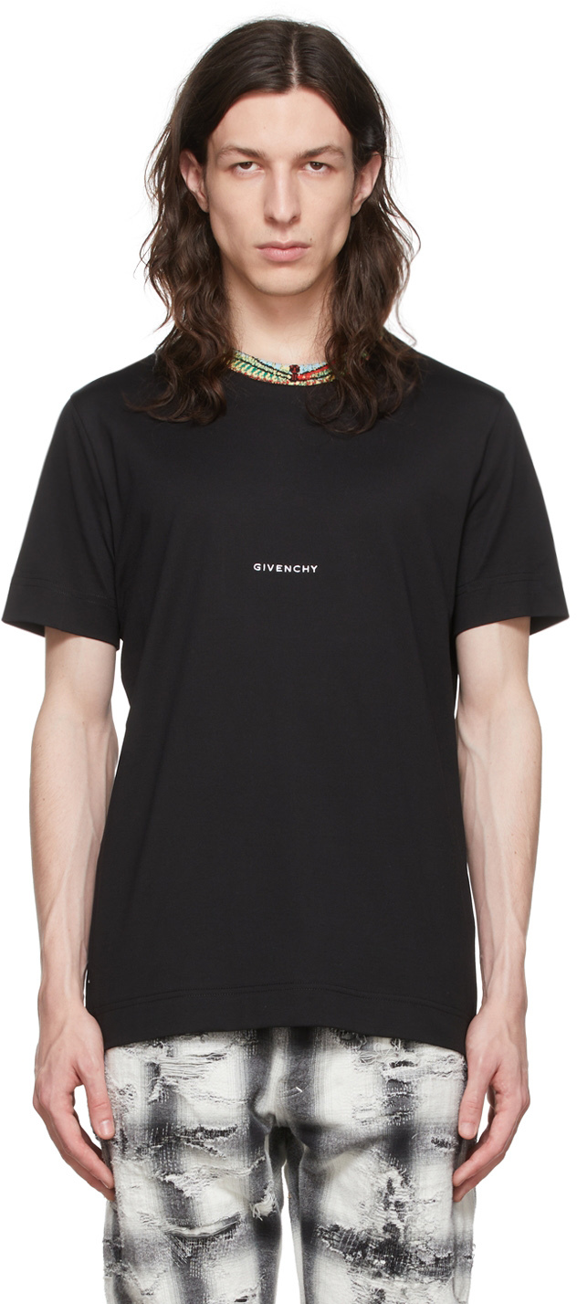 Givenchy Black Cotton T-Shirt
